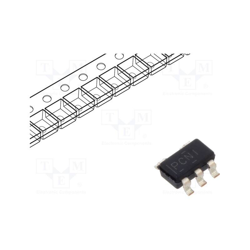 10 pcs : TPS76933DBVR - IC: voltage regulator, LDO,fixed, 3.3V, 0.1A, SOT23-5, SMD, Ch: 1