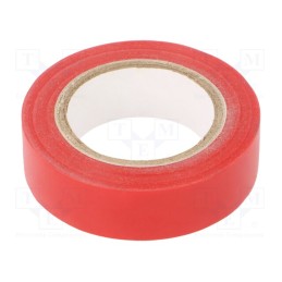 20 rol : TAŚMA 2701W 15MM/10M CZERWONA - Tape: electrical insulating, W: 15mm, L: 10m, Thk: 0.13mm, red, 60°C