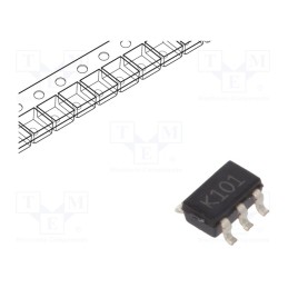 10 pcs : TS951ILT - IC: operational amplifier, 3MHz, Ch: 1, SOT23-5, 2.7÷12VDC