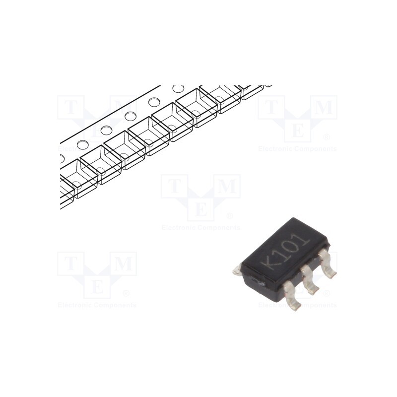 10 pcs : TS951ILT - IC: operational amplifier, 3MHz, Ch: 1, SOT23-5, 2.7÷12VDC