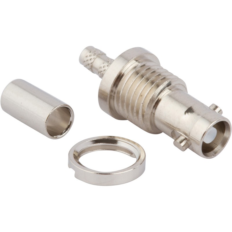 1 pcs - Amphenol RF 034-1053 Series, jack, 75Ω, Solder Cup Termination, Straight Body