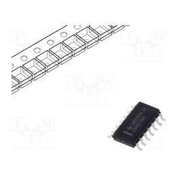 10 pcs : CD4023BM96 - IC: digital, NAND, Ch: 4, IN: 2, CMOS, SMD, SOIC14, 3÷18VDC, -55÷125°C