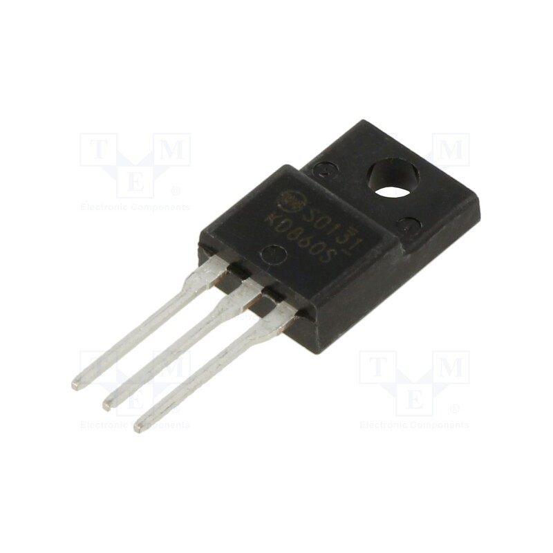 10 pcs : KD8SF60S-5600 - Triac, 600V, 8A, FTO-220AG (5012), Igt: 30mA, Ifsm: 80A