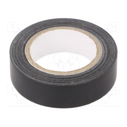 20 rol : TAŚMA 2701W 15MM/10M CZARNA - Tape: electrical insulating, W: 15mm, L: 10m, Thk: 0.13mm, black