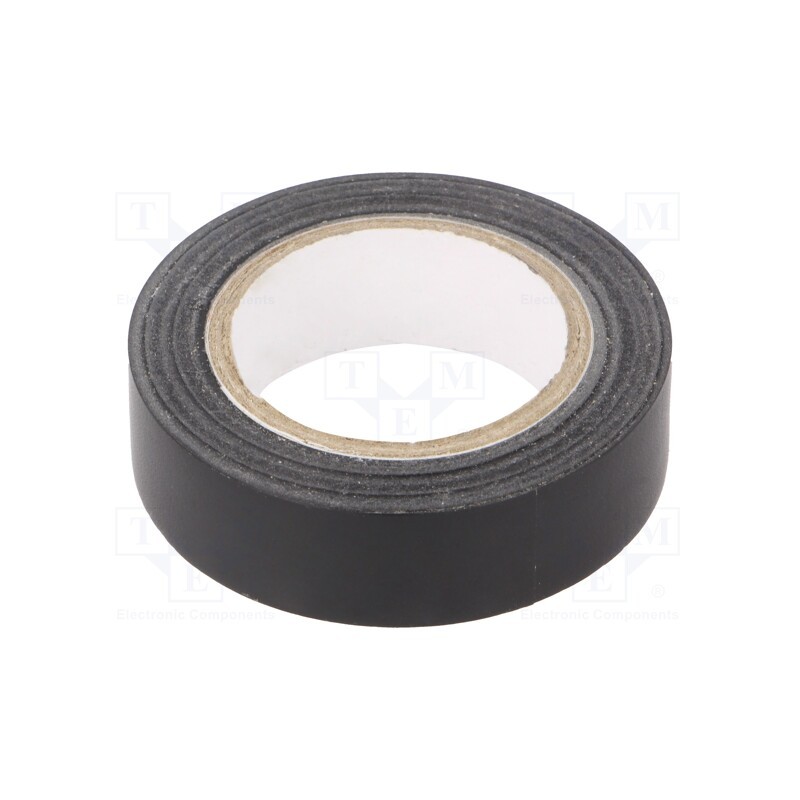 20 rol : TAŚMA 2701W 15MM/10M CZARNA - Tape: electrical insulating, W: 15mm, L: 10m, Thk: 0.13mm, black