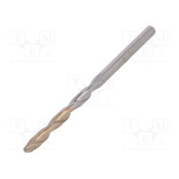 10 pcs : 627626000 - Drill bit, for concrete, Ø: 5mm, L: 85mm, metal, cemented carbide