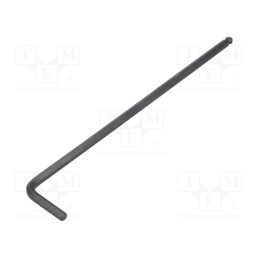 10 pcs : 1433 - Wrench, inch,hex key,spherical, HEX 7/64', Overall len: 111mm