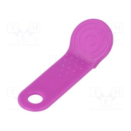 10 pcs : - Pellet memory holder in a keychain, purple