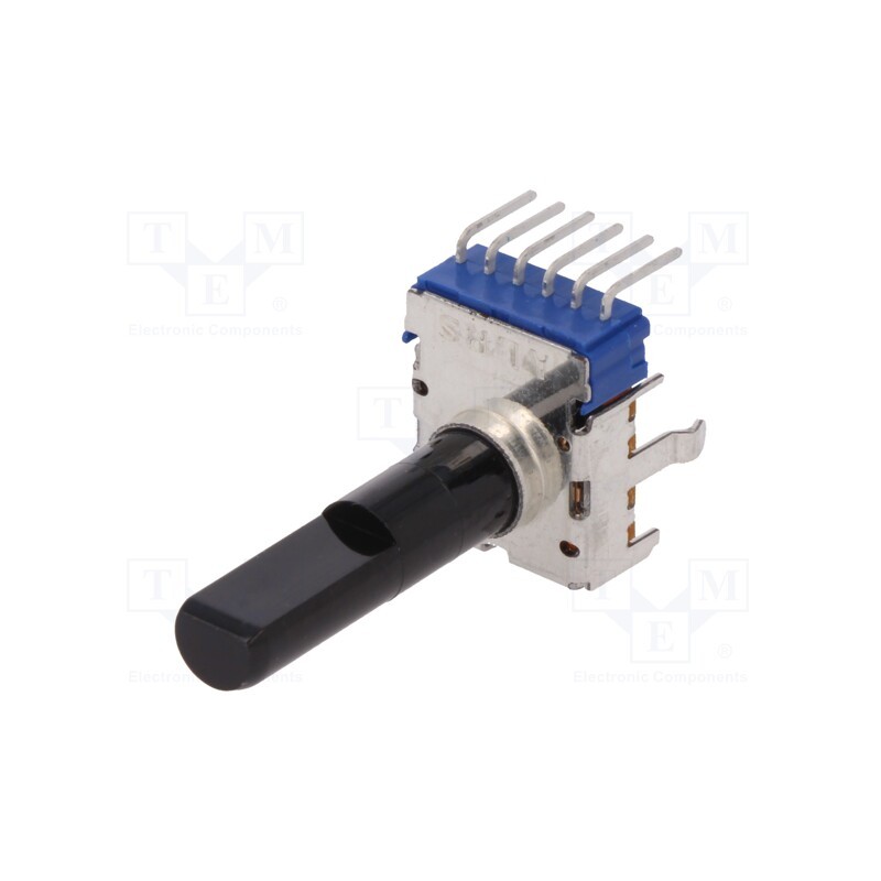 10 pcs : RK12L123000E - Potentiometer: shaft, 50mW, 50kΩ, ±20%, 300°, for PCB, Shaft: 6mm