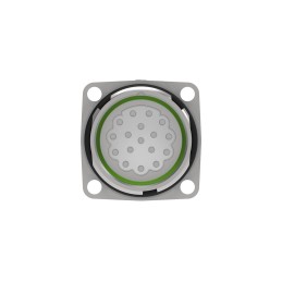 1 pcs - TE Connectivity Circular Connector, 17 Contacts, Flange Mount, Socket, IP67, Speedtec 623 Series