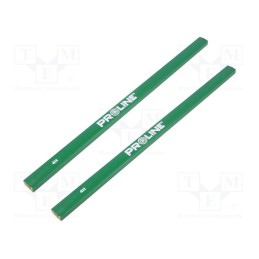 10 pcg : 38102 - Pencil, masonary, 245mm, Application: building, film, Hardness: 4H