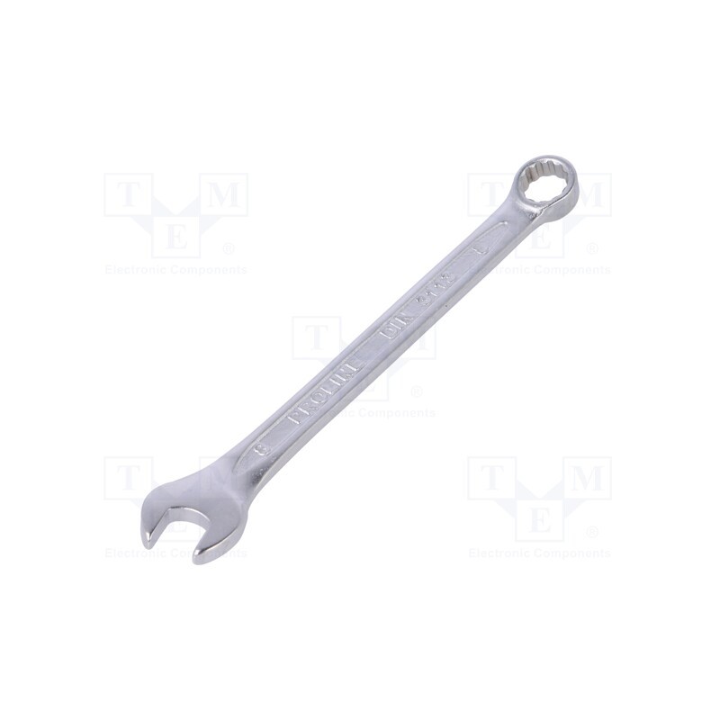 10 pcs : 35408 - Wrench, combination spanner, 8mm, Overall len: 120mm
