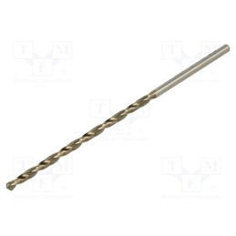 10 pcs : 55100250100 - Drill bit, for metal, Ø: 2.5mm, L: 95mm, bulk,industrial, HSS SUPER