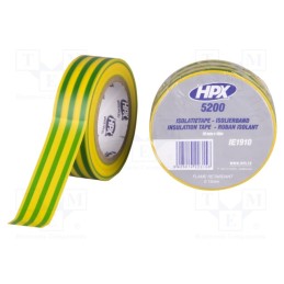 20 rol : IE1910 - Tape: electrical insulating, W: 19mm, L: 10m, Thk: 0.15mm, rubber