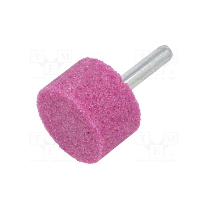 10 pcs : MA.036 - Grindingstone, Ø: 30mm, Ø: 6mm, Tip mat: aluminium oxide