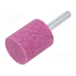 10 pcs : MA.034 - Grindingstone, Ø: 25mm, Ø: 6mm, Tip mat: aluminium oxide