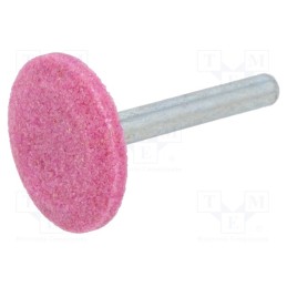 10 pcs : MH.002 - Grindingstone, Ø: 30mm, Ø: 6mm, Tip mat: aluminium oxide