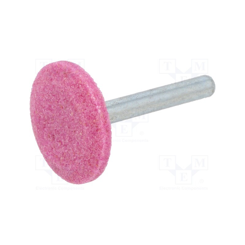 10 pcs : MH.002 - Grindingstone, Ø: 30mm, Ø: 6mm, Tip mat: aluminium oxide