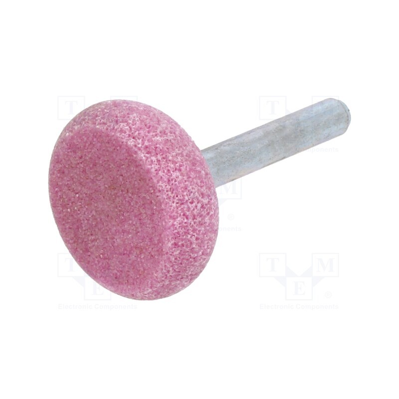 10 pcs : MG.002 - Grindingstone, Ø: 30mm, Ø: 6mm, Tip mat: aluminium oxide