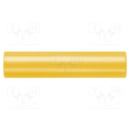 10 pcs : KU 320 / GE - Connector: 4mm banana, adapter, yellow, 70VDC, 16A, 45mm, -10÷70°C