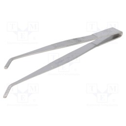 10 pcs : PTS-03 - Tweezers, 125mm, Blade tip shape: rounded, Tipwidth: 2.3mm