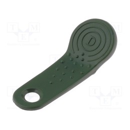 10 pcs : - Pellet memory holder in a keychain, olive