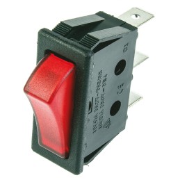1 pcs - ZF Illuminated SPST, On-None-Off Rocker Switch Panel Mount