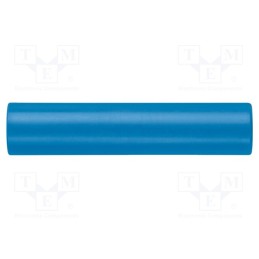 10 pcs : KU 320 / BL - Connector: 4mm banana, adapter, blue, 70VDC, 16A, 45mm, -10÷70°C