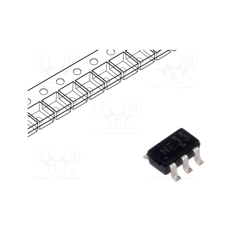 10 pcs : SN74LV1T34DBVRG4 - IC: digital, logic level voltage translator, Ch: 1, 1.6÷5.5VDC