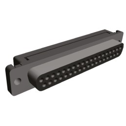 1 pcs - TE Connectivity Amplimite HDF-20 37 Way Right Angle Cable Mount D-sub Connector Socket, 2.76mm Pitch