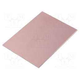 10 pcs : - Laminate, aluminium, 1.5mm, L: 100mm, W: 75mm, Coating: copper