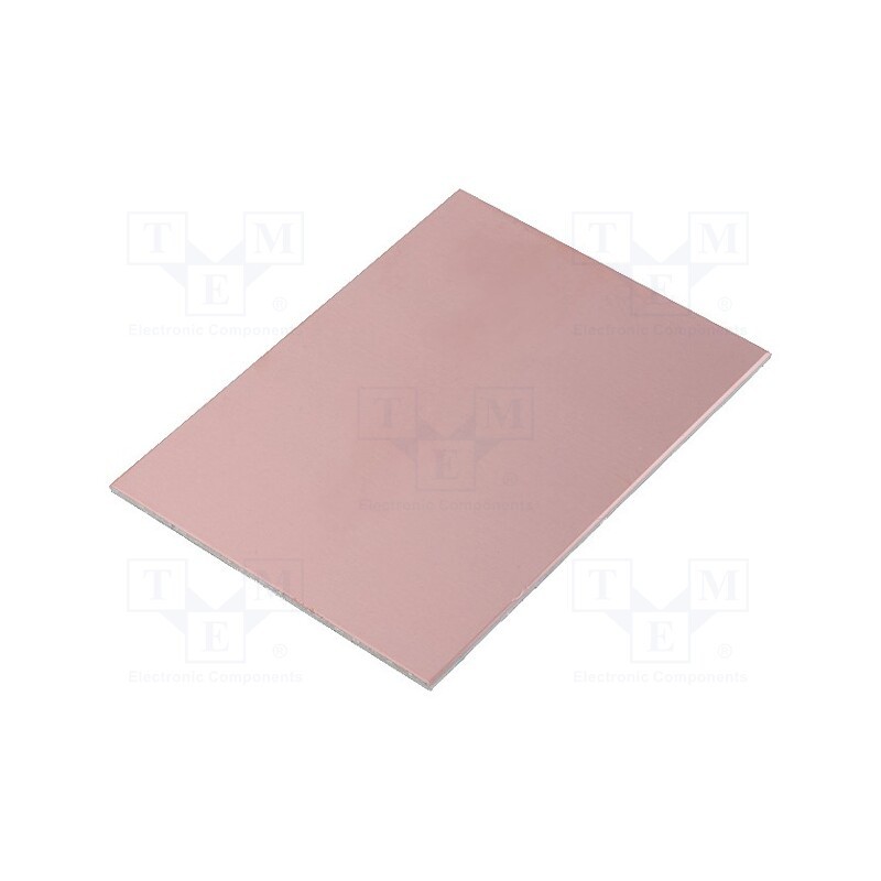 10 pcs : - Laminate, aluminium, 1.5mm, L: 100mm, W: 75mm, Coating: copper