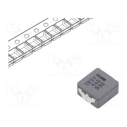 10 pcs : ETQP5M1R5YFC - Inductor: wire, SMD, 1.5uH, 35.1A, 3.8mΩ, ±20%, 10.7x10x5.4mm