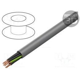 20 m : S54426 - Wire, BiT 500, 3G0.75mm2, unshielded, 300V,500V, Cu, stranded, grey