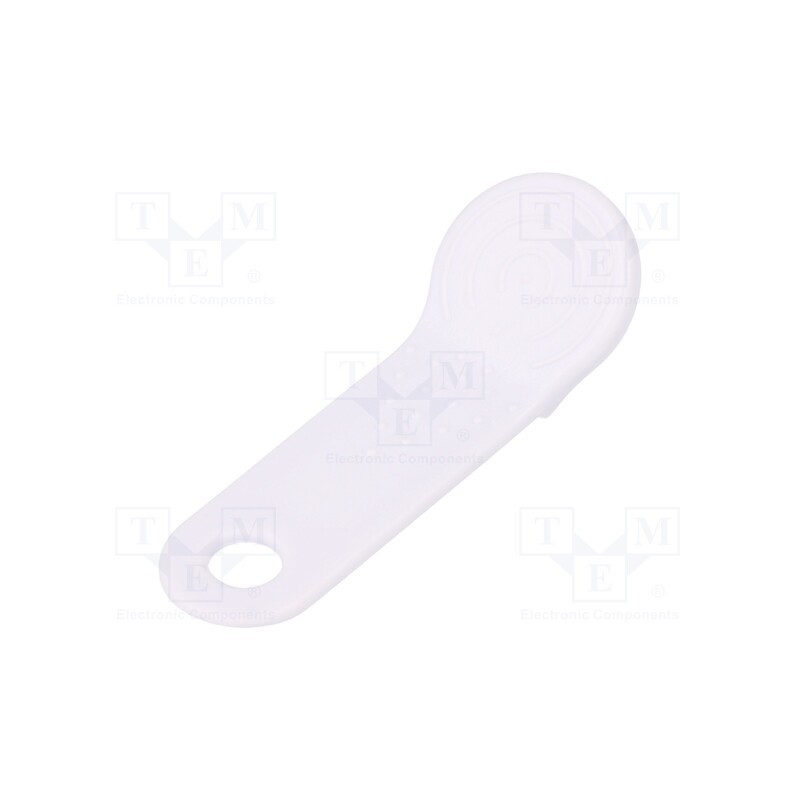 10 pcs : - Pellet memory holder in a keychain, white