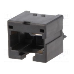 10 pcs : SS-60300-017 - Socket, RJ45, PIN: 8, Cat: 6a, Layout: 8p8c, on PCBs, THT, straight