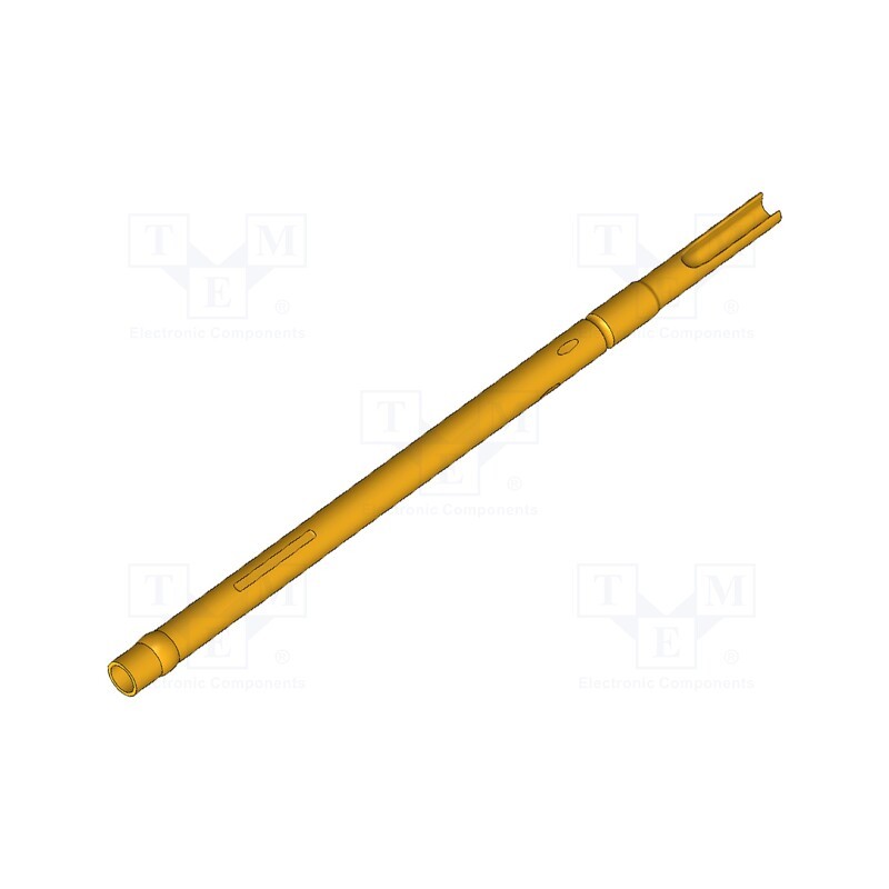 10 pcs : KS-075 30 E05 - Test probe socket, Contact plating: gold-plated, soldered, 30mm