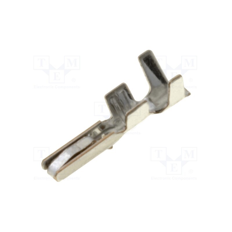 50 pcs : SSHL-002T-P0.2 - Contact, female, phosphor bronze, tinned, 0.05÷0.13mm2, crimped