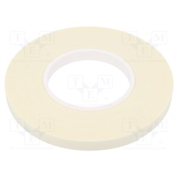 10 rol : 3502 PIANKOWA 1MM 12MM-11M - Tape: fixing, W: 12mm, L: 11m, Thk: 1mm, two-sided adhesive, white