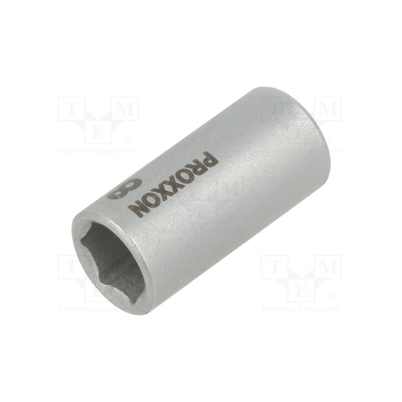 10 pcs : 23718 - Socket, 6-angles,socket spanner, HEX 8mm, 1/4'