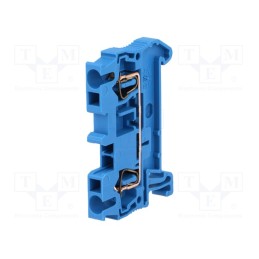 10 pcs : ST 2,5 BU 3031225 - Splice terminal: rail, 0.08÷2.5mm2, ways: 1, terminals: 2, blue