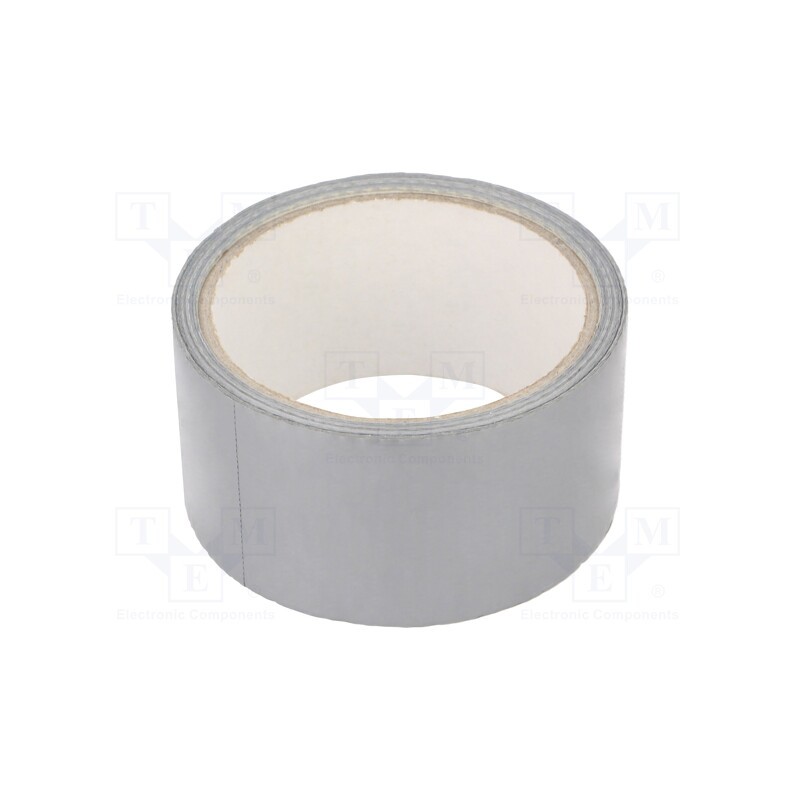 10 rol : TAŚMA 3159 48MM/10M SREBRNA TKANINOWA - Tape: duct, W: 48mm, L: 10m, Thk: 0.14mm, silver, rubber, -10÷75°C