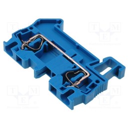 10 pcs : ST 4 BU 3031377 - Splice terminal: rail, 0.08÷4mm2, ways: 1, terminals: 2, blue, ST