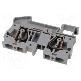 10 pcs : ST 6 3031487 - Splice terminal: rail, 0.2÷6mm2, ways: 1, terminals: 2, grey, ST