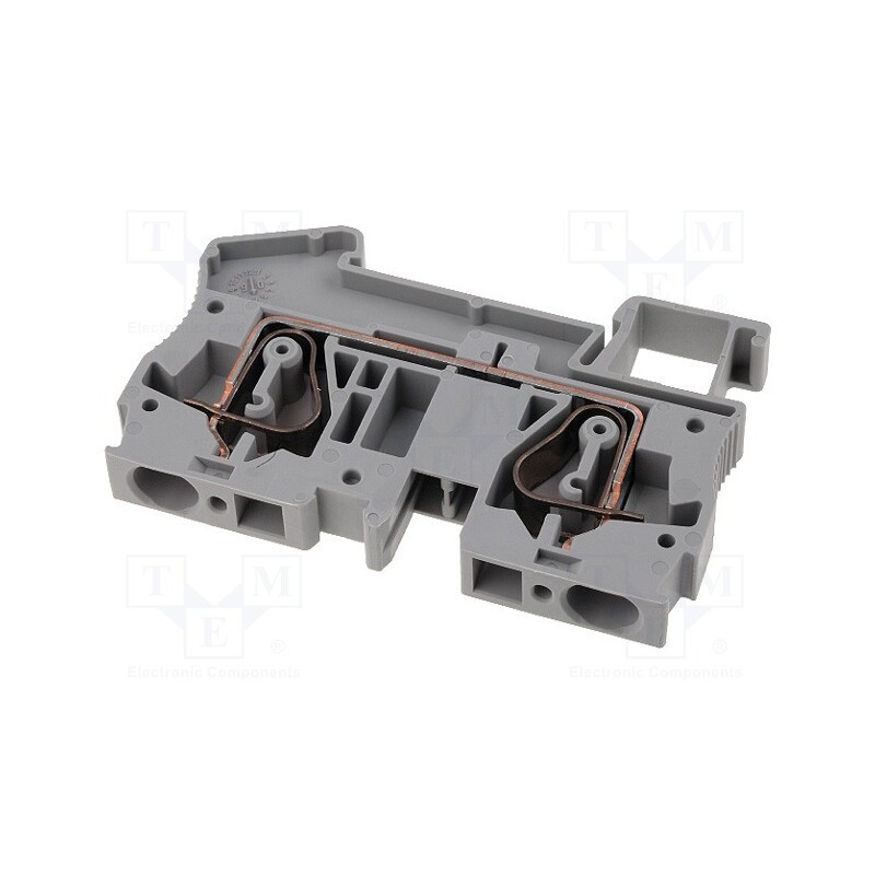 10 pcs : ST 6 3031487 - Splice terminal: rail, 0.2÷6mm2, ways: 1, terminals: 2, grey, ST