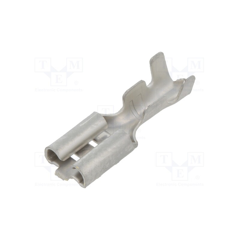 50 pcs : ST-003/03-08T/C - Terminal: flat, 4.8mm, 0.5mm, female, 0.3÷0.8mm2, crimped, straight