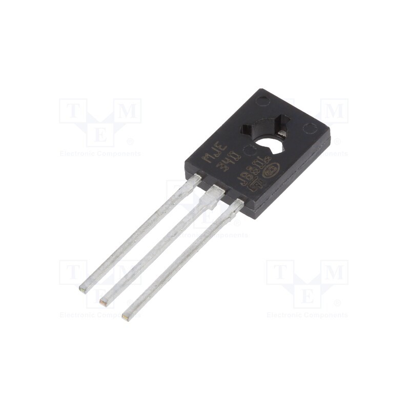 10 pcs : MJE340 - Transistor: NPN, bipolar, 300V, 0.5A, 20.8W, SOT32