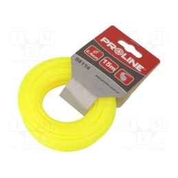 10 pcs : 98114 - Trimmer line, L: 15m, polyamide, round, Size: 2.4mm