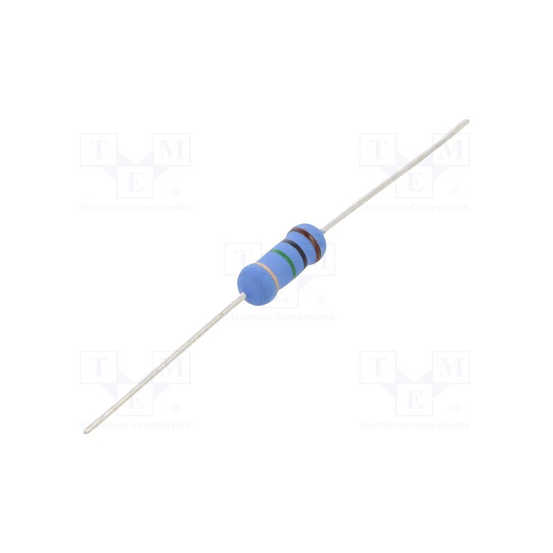 50 pcs : 2-1625890-6 - Resistor: metal oxide, 1MΩ, 2W, ±5%, Ø5x12mm, -55÷155°C