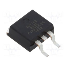 10 pcs : ACTT6B-800E,118 - Thyristor: AC switch, 800V, Ifmax: 6A, Igt: 10mA, D2PAK, SMD